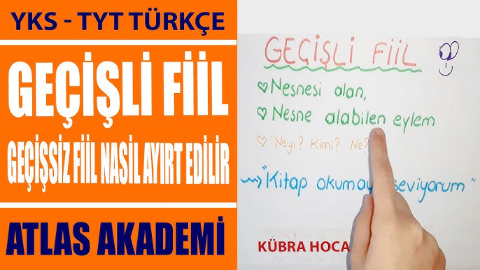 Geçişli ve geçişsiz fiillere 10 tane örnek verir misin? - Kapak Görseli