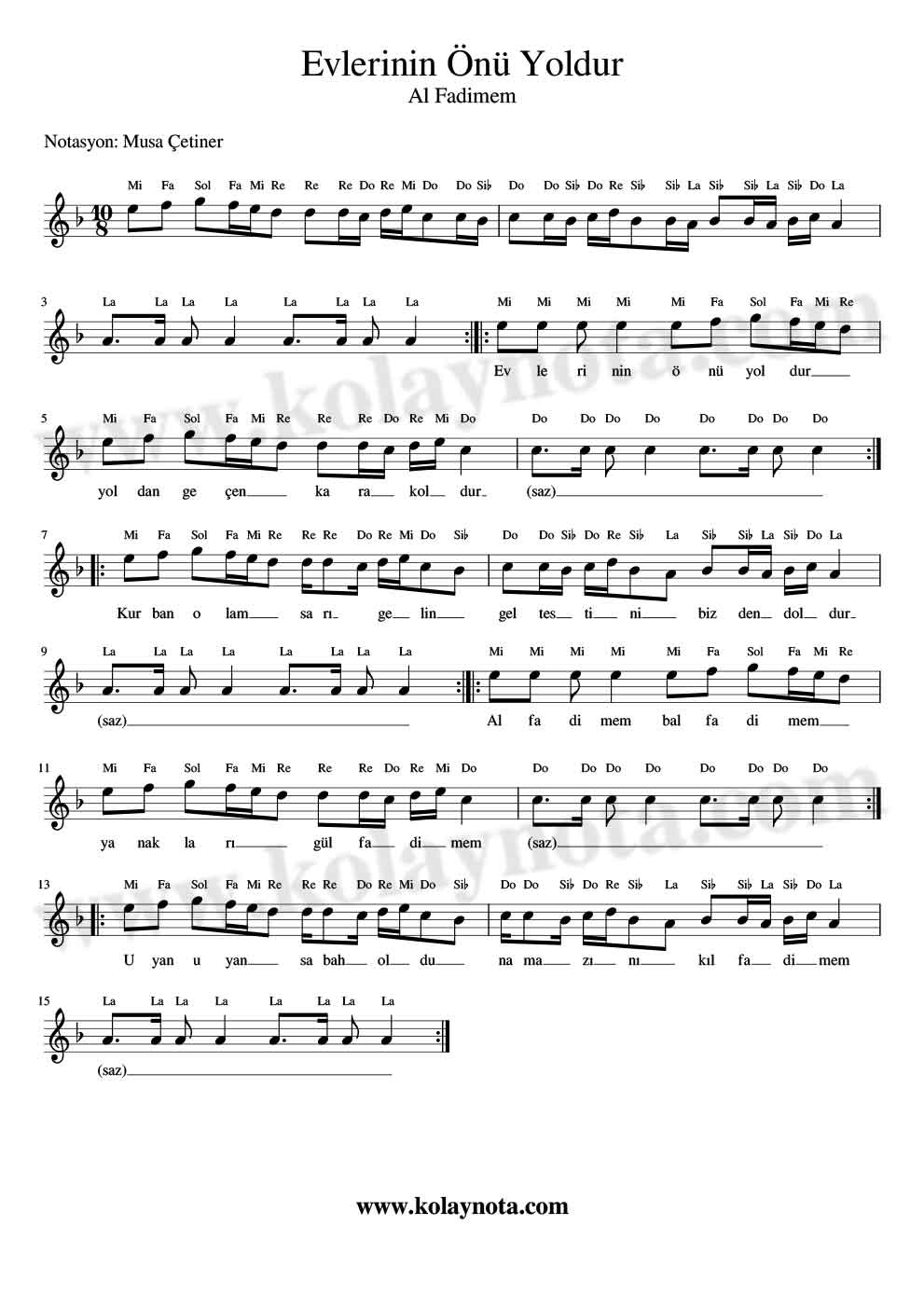 Türkü notaları nasıl okunur? - Kapak Görseli