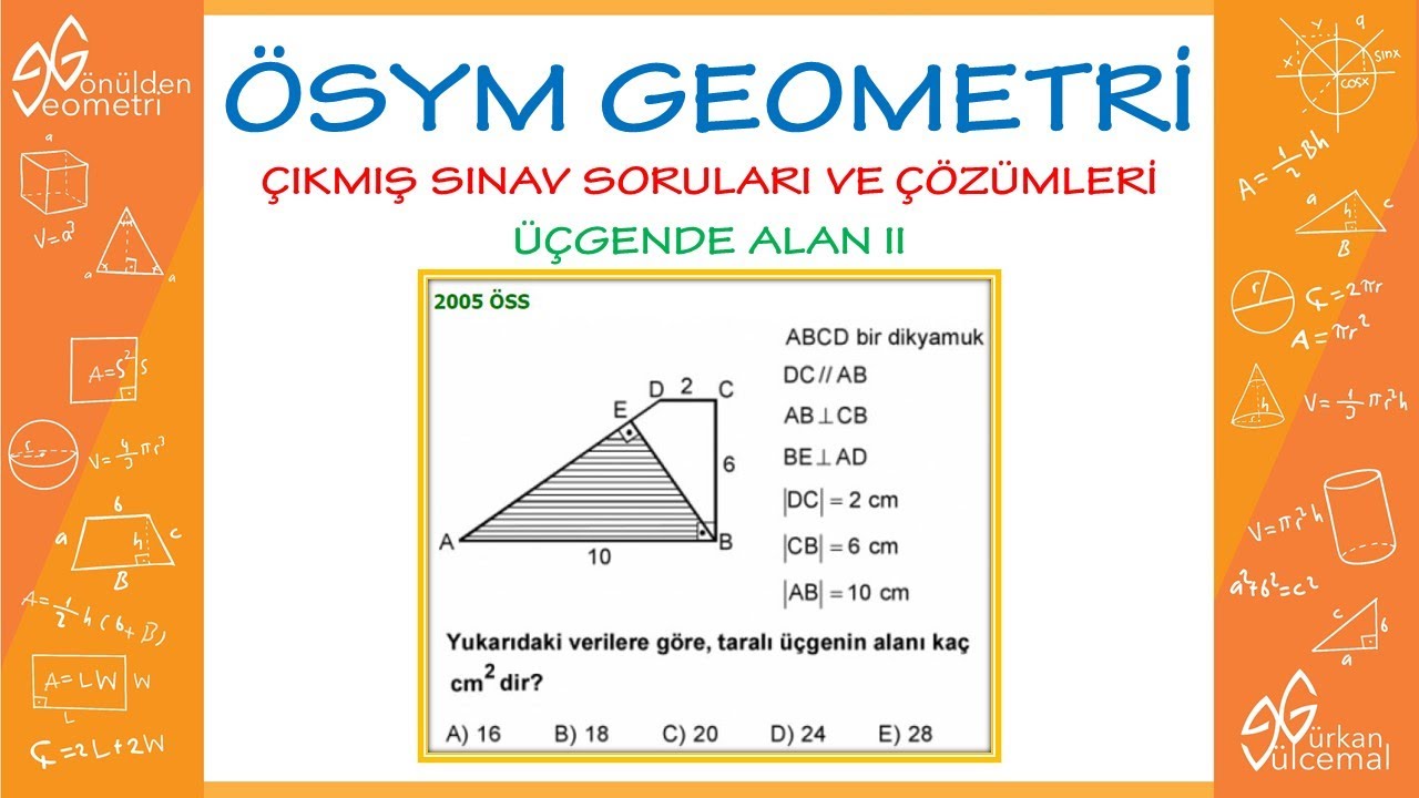 Üçgen alan soruları nasıl çözülür? - Kapak Görseli
